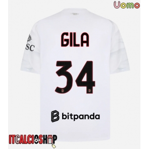 AC Milan Mario Gila #34 Seconda Maglia 2026-27 Manica Corta